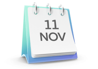 calendar 11 nov