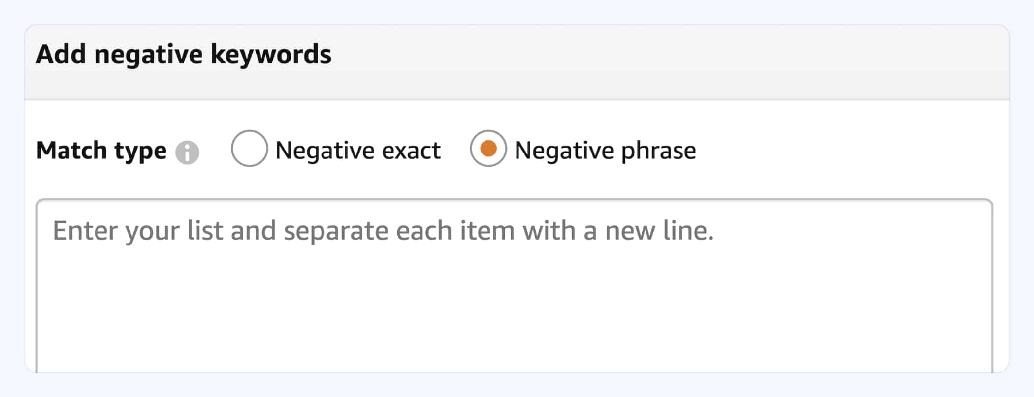 How to Add Negative Phrase Keywords on Amazon