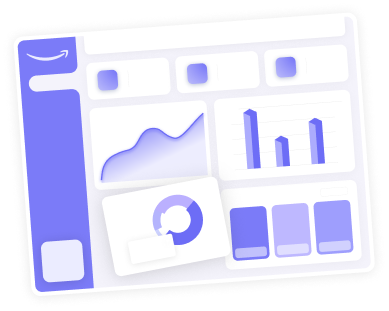 Dashboard with graphs and charts