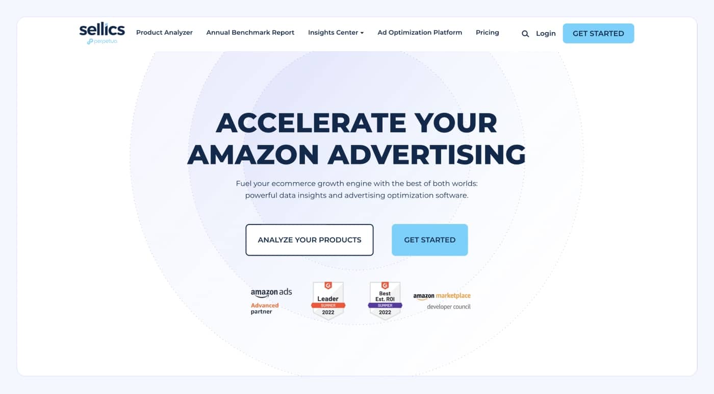 Amazon Advertising Tools: Sellics