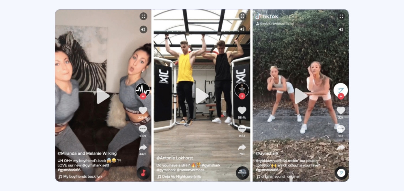 Successful eCommerce Brands on TikTok: Gymshark